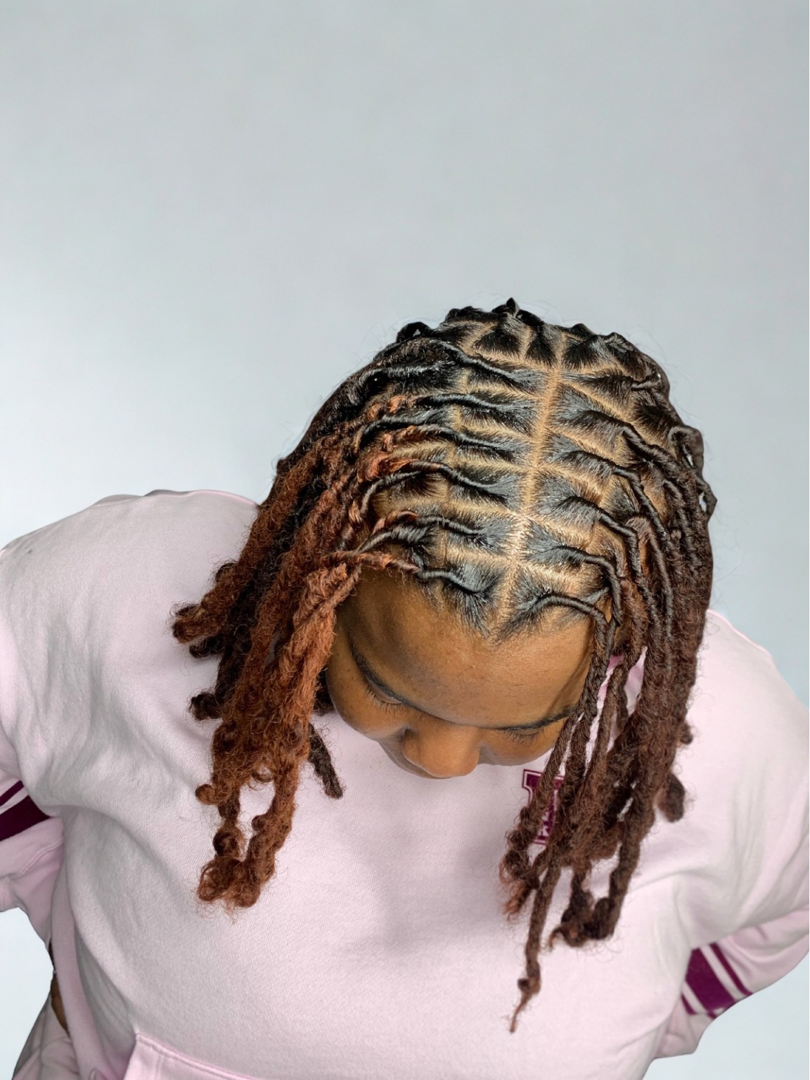 Fresh loc retwist and style