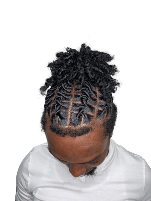 Starter locs with precise sectioning